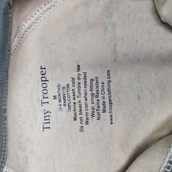 Tiny Trooper US Army Infant Bodysuit - Picture 3 of 4